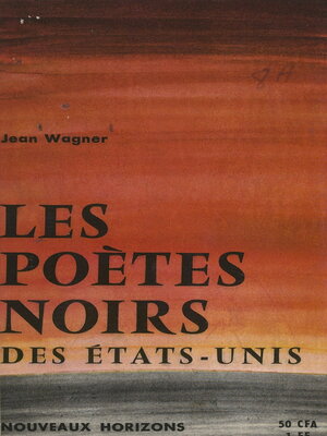 cover image of Les poètes noirs des États-Unis